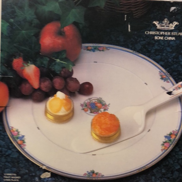 Christopher Stuart New in Bone China cake/Cheese plate large - Picture 2 of 8